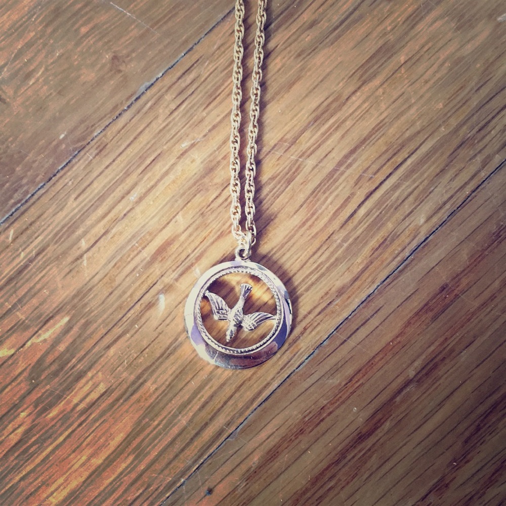 Gold Dove necklace